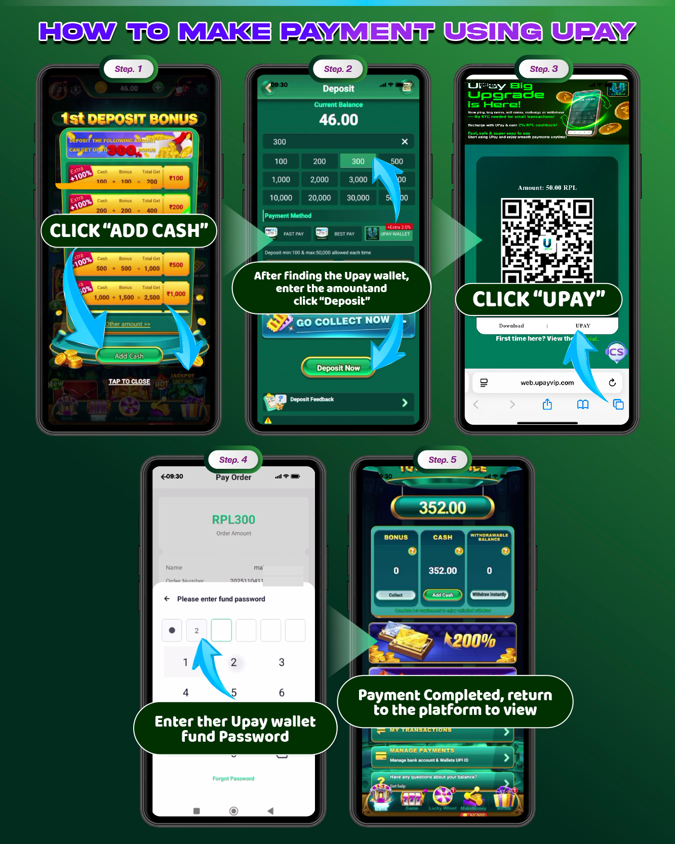 4. Make Payment