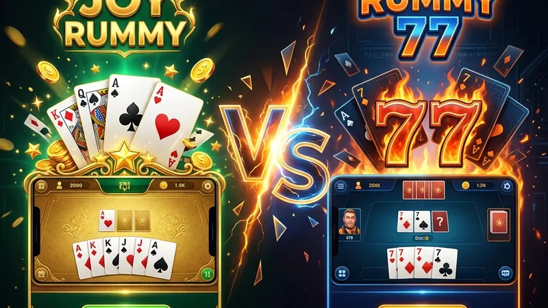 Joy Rummy vs Rummy 77 (2026): Which App Has Better Lobbies, Signup Bonuses, and Payout Speeds?